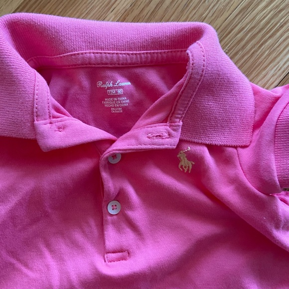 Ralph Lauren Polo infant collared shirt dress with bloomers size 12 month - Picture 3 of 4